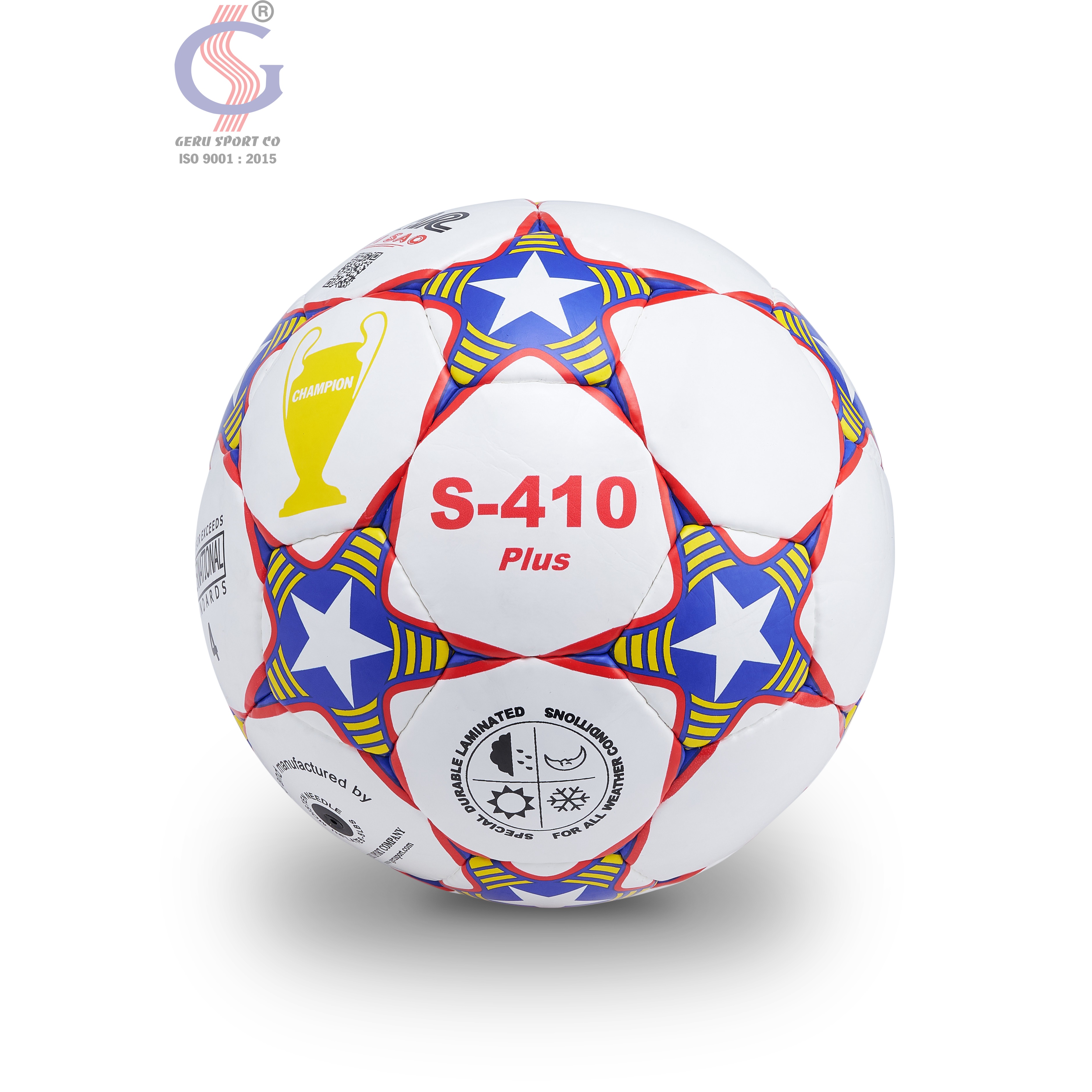 Bóng đá khâu tay S410 Champion Plus