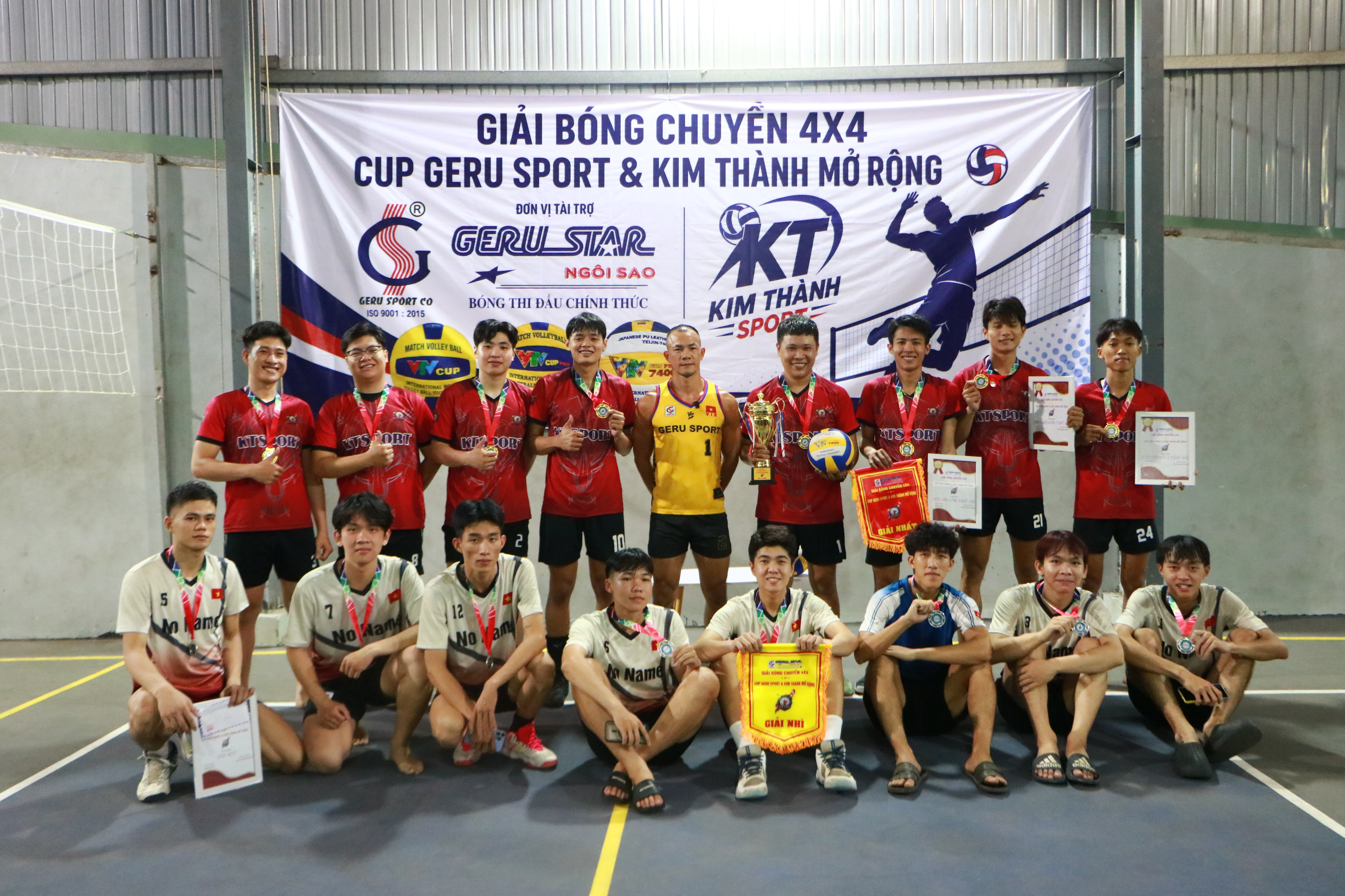 Giải Bóng chuyền 4v4 CUP GERU SPORT & KIM THÀNH MỞ RỘNG