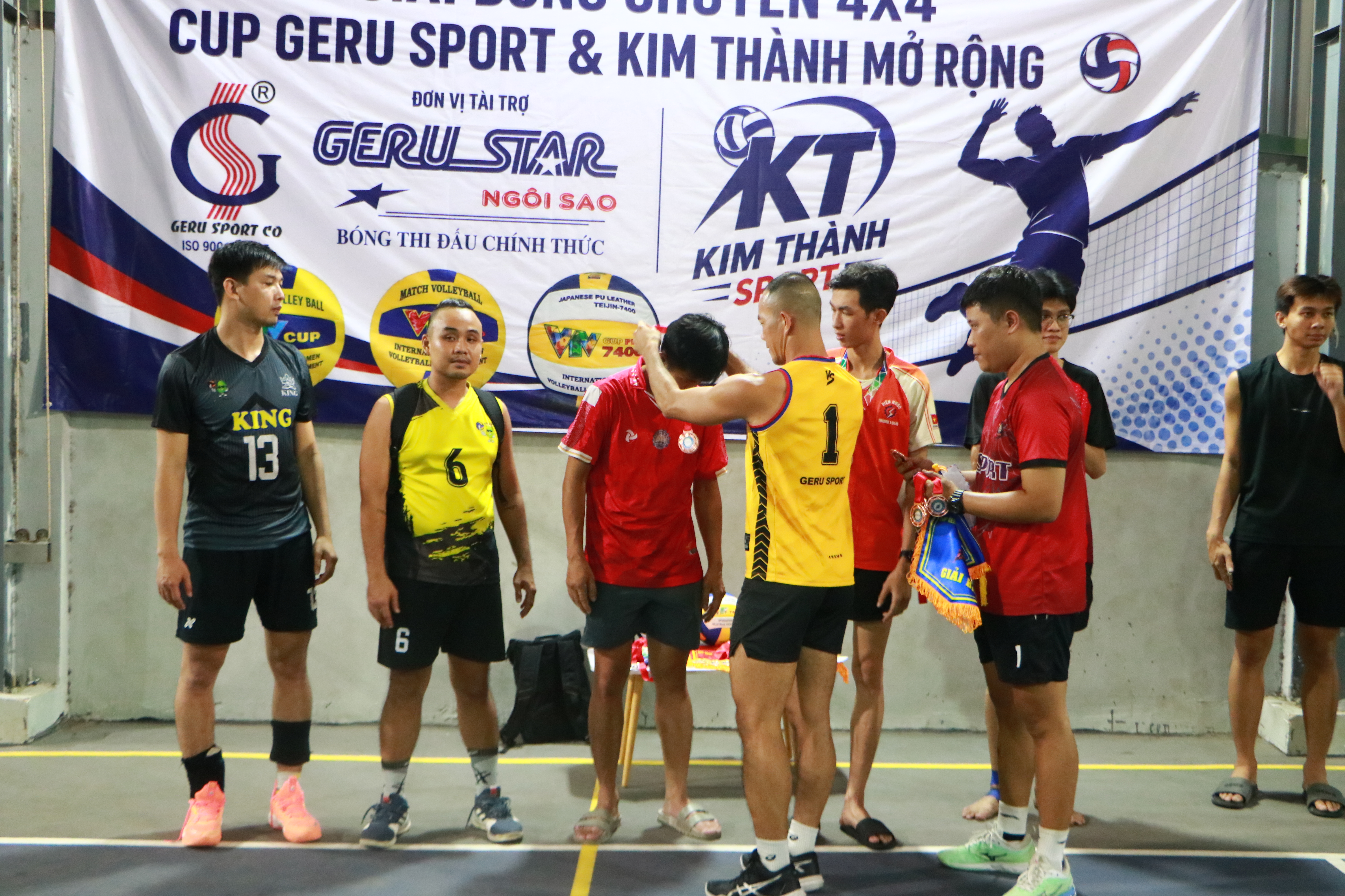 Giải Bóng chuyền 4v4 CUP GERU SPORT & KIM THÀNH MỞ RỘNG