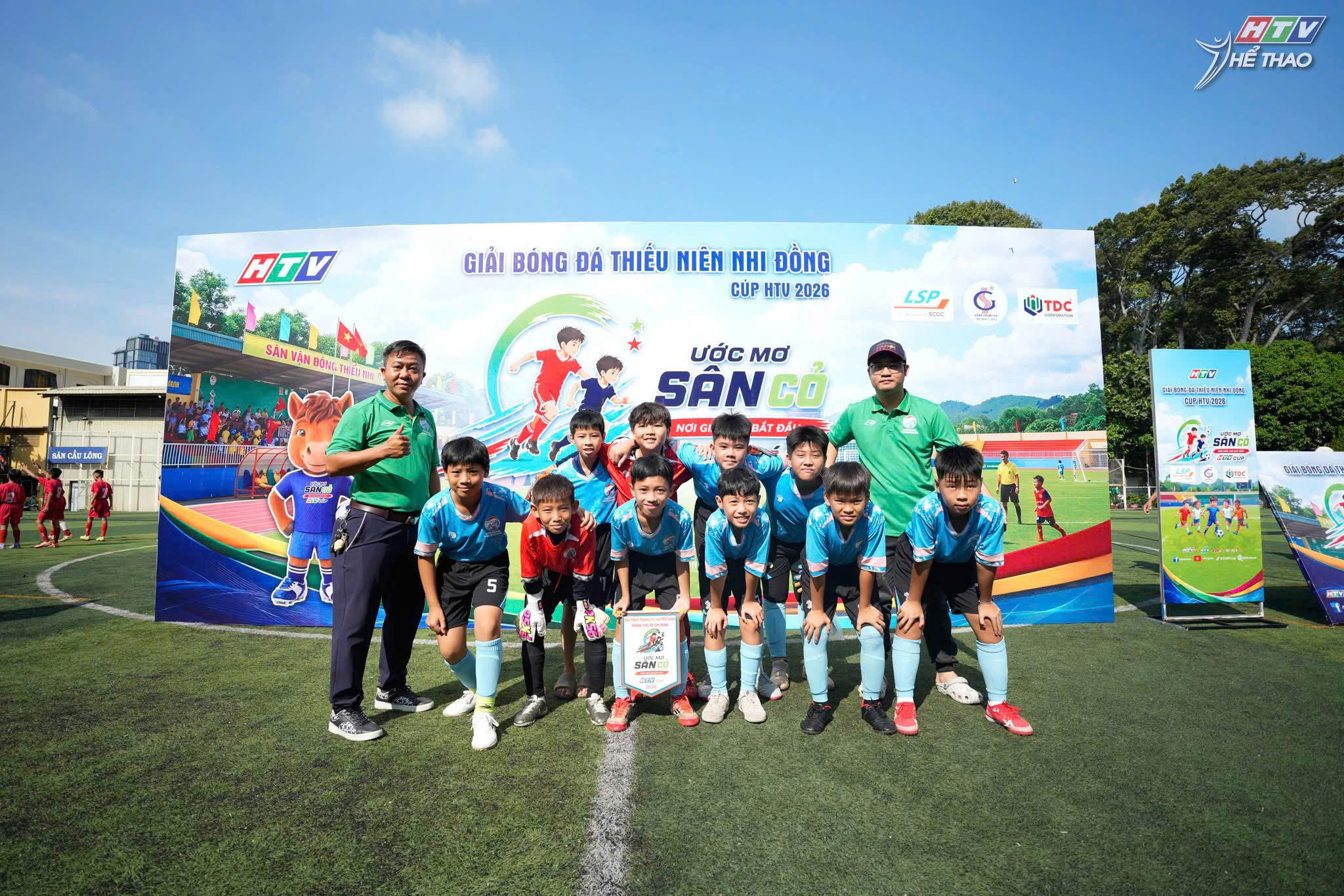 Giải bóng đá Thiếu niên Nhi đồng Cúp HTV 2026 – Ước Mơ Sân Cỏ